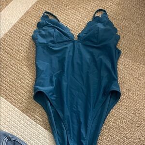 Cupshe Teal One Piece Swimsuit